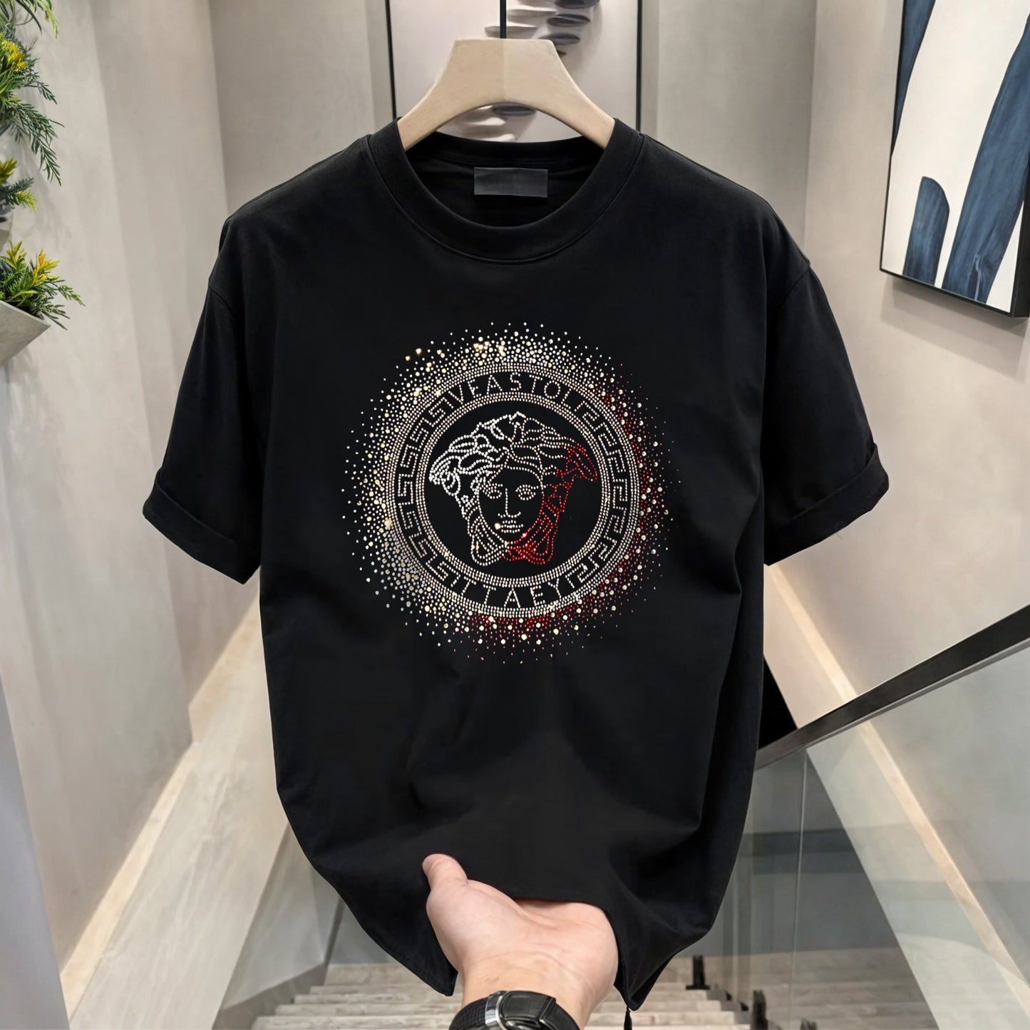 Men's Rhinestone Luxury T-shirts (RULER)