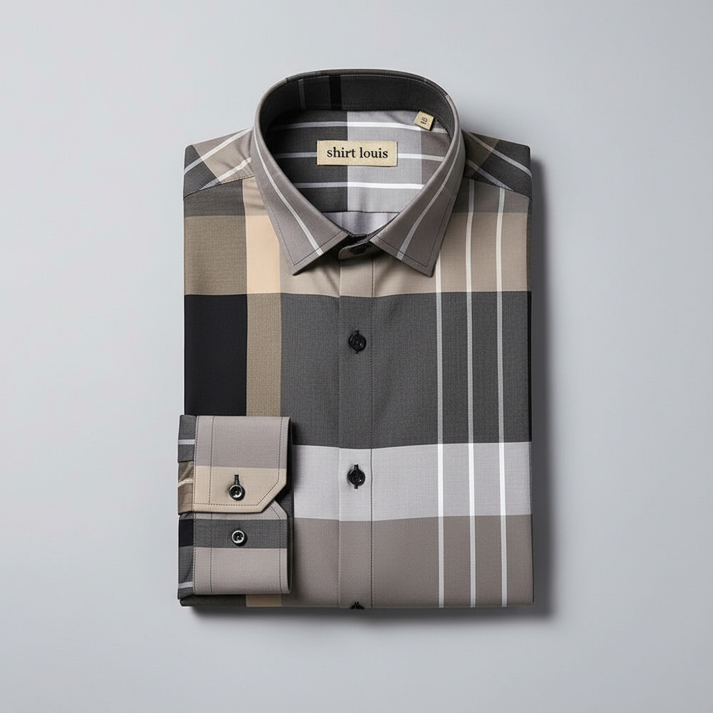 Earth Tone Full Sleeve Cotton Check Shirt (CGL)