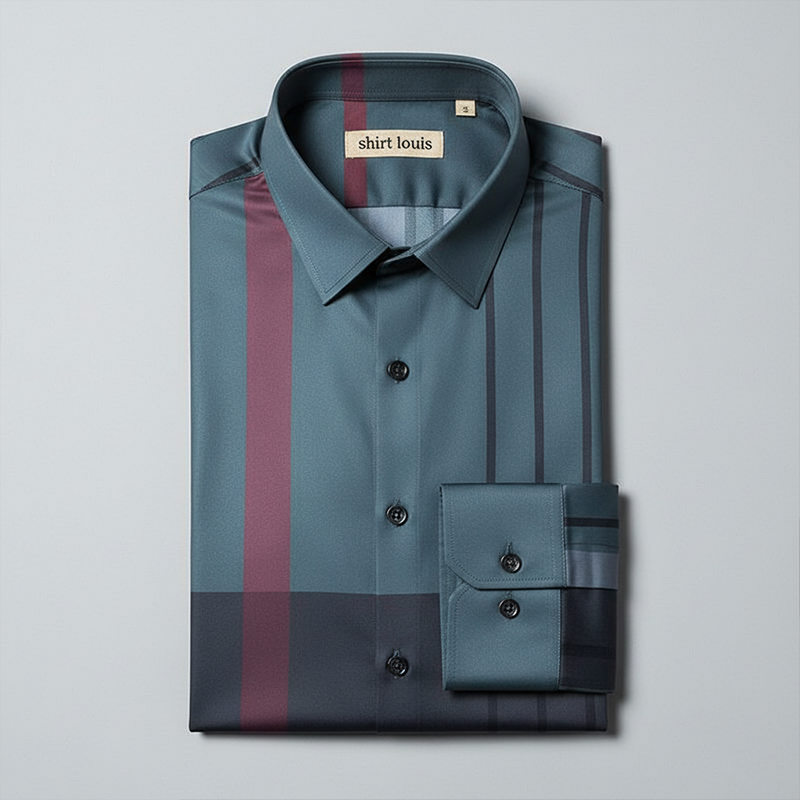 Festive Fusion Full Sleeve Cotton Check Shirt (GRC)