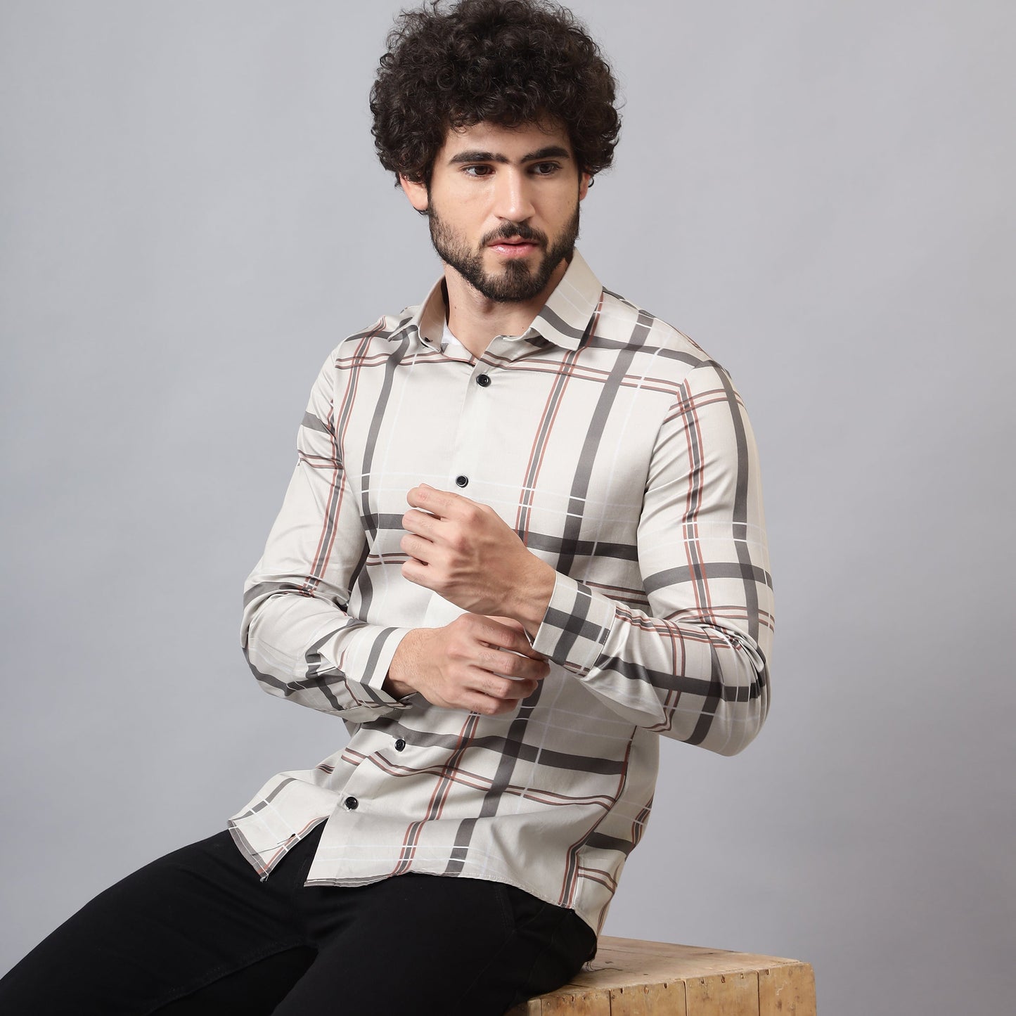 Men's Luxury Full Sleeve Cotton Shirt
