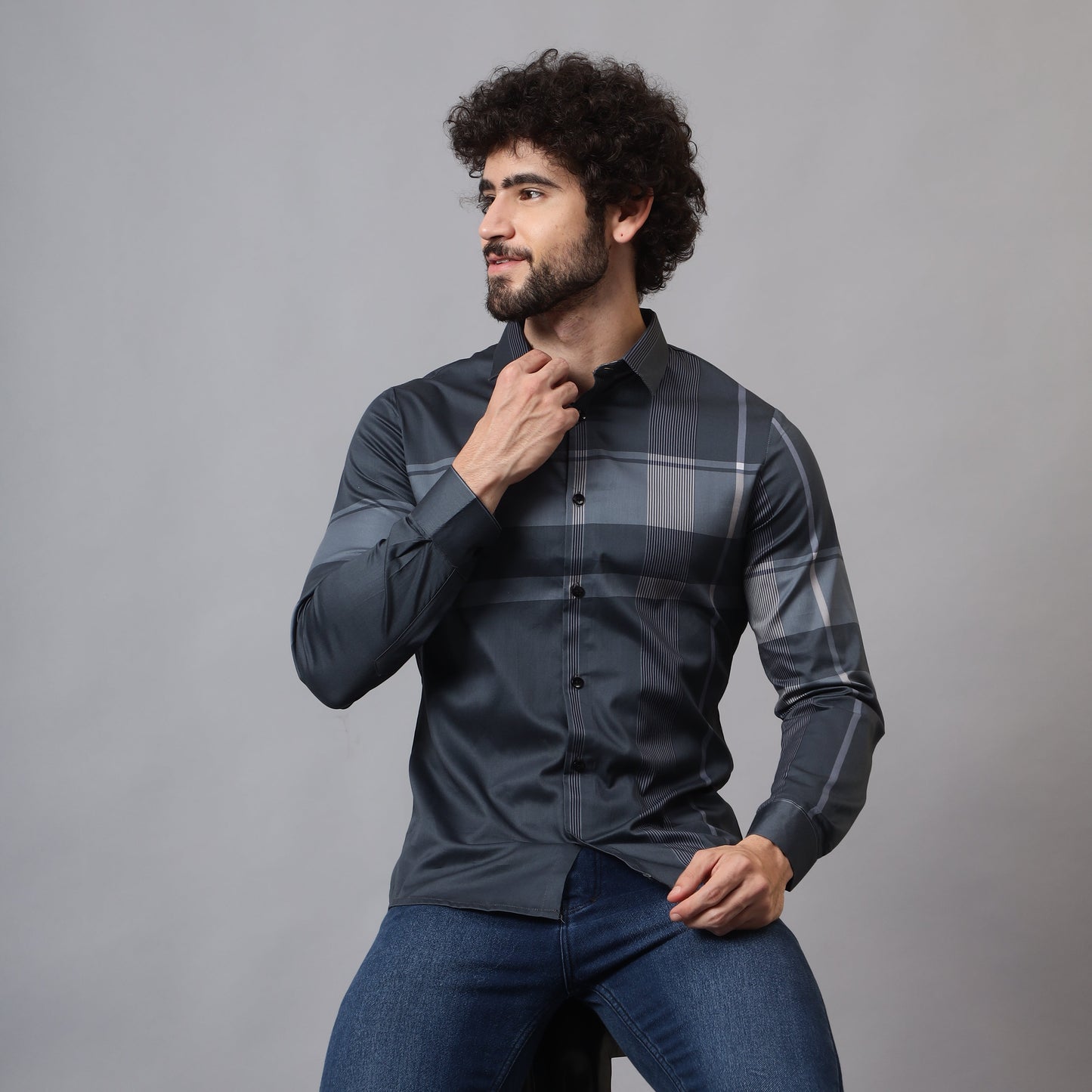Men's Luxury Full Sleeve Cotton Shirt