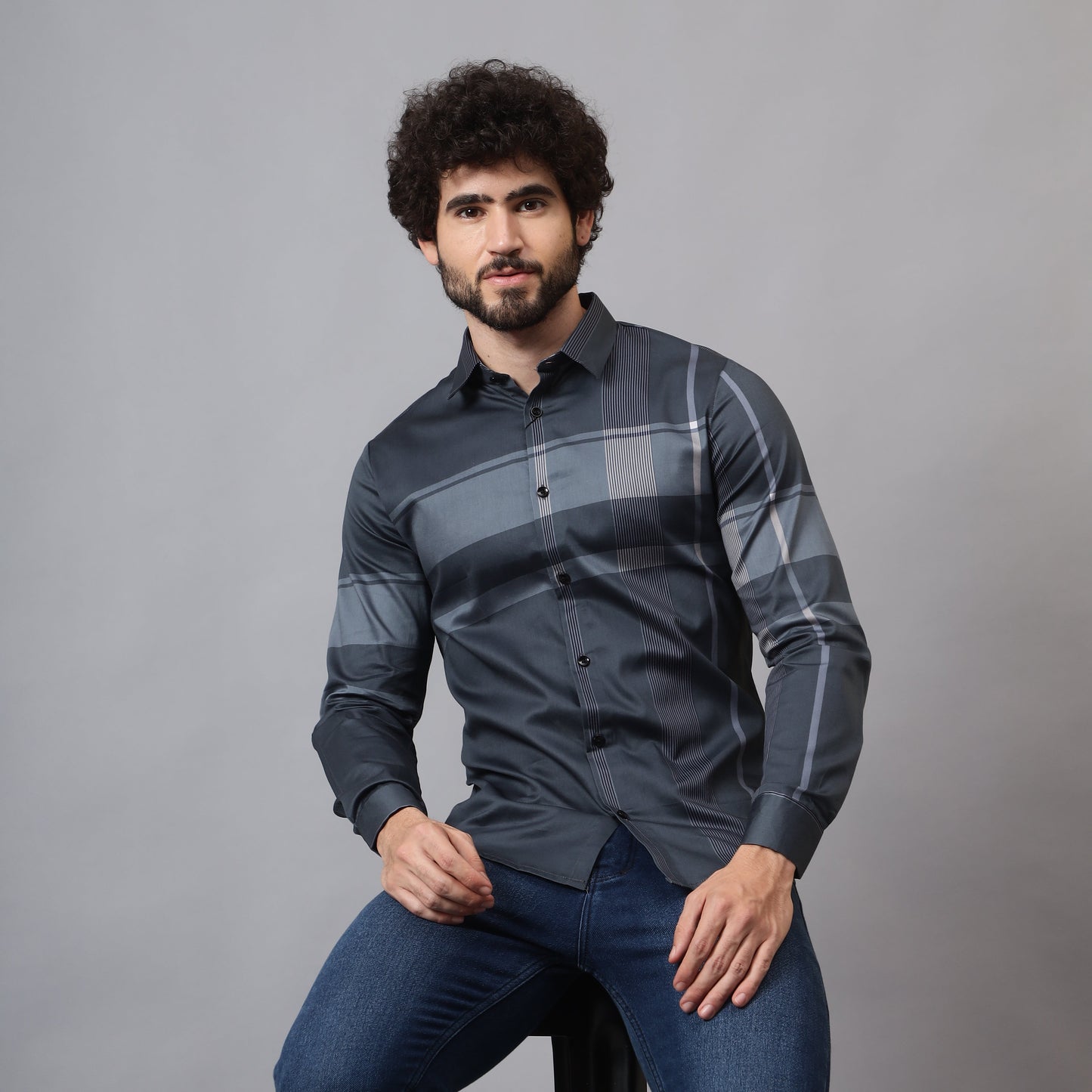 Men's Luxury Full Sleeve Cotton Shirt