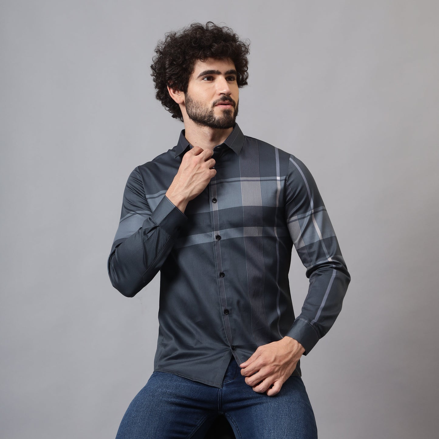 Men's Luxury Full Sleeve Cotton Shirt