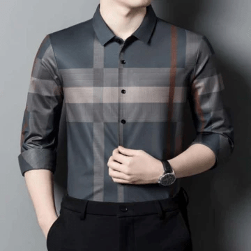 Pack of 2 Full Sleeve Cotton Check Shirt (BRG+SOB)