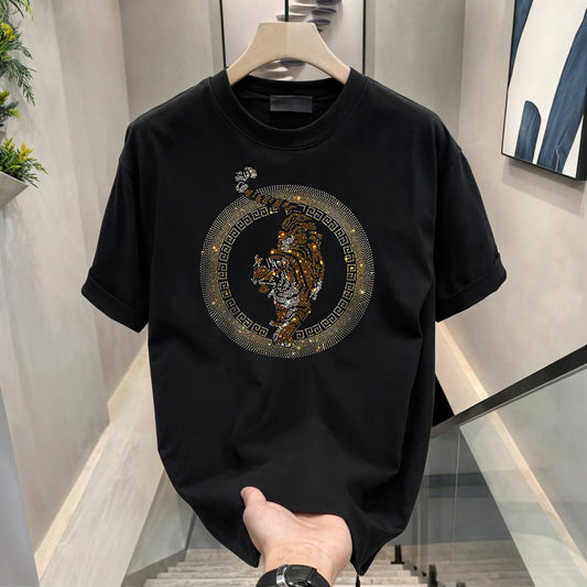 Men's Rhinestone Luxury T-shirts (TIGER 4)